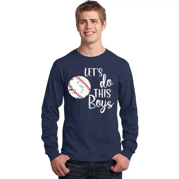 Lets Do This Boy Baseball Game Long Sleeve Shirt