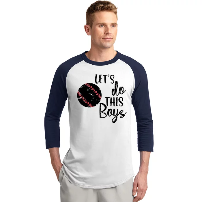 Lets Do This Boy Baseball Game Baseball Sleeve Shirt