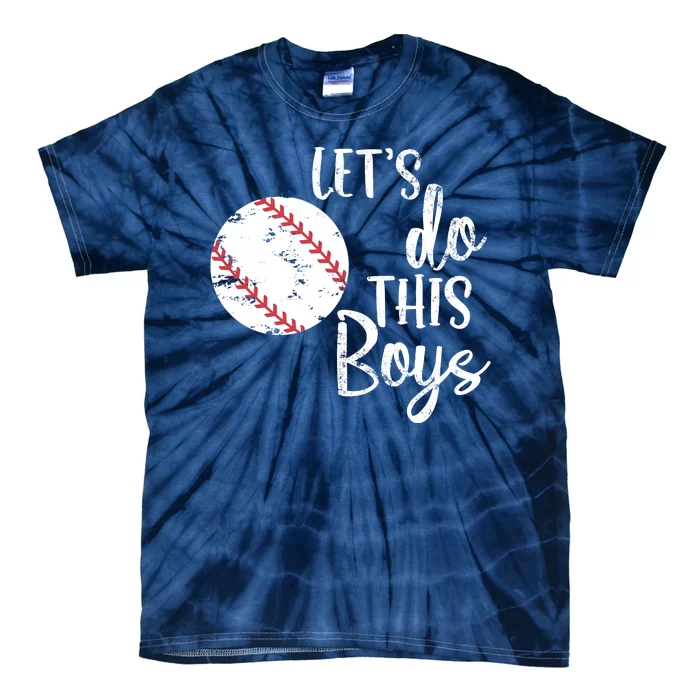 Lets Do This Boy Baseball Game Tie-Dye T-Shirt