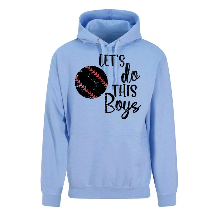 Lets Do This Boy Baseball Game Unisex Surf Hoodie