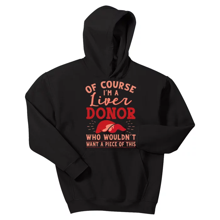 Liver Donor Transplant Survivor Recipient Recovery Gift Kids Hoodie