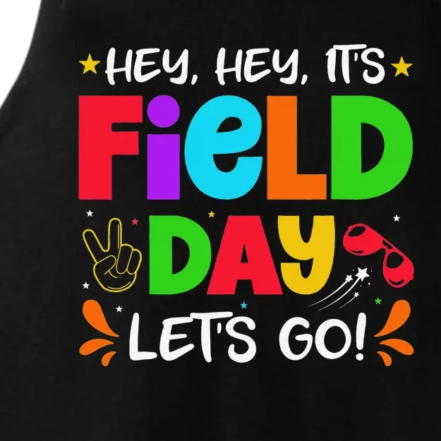 Let's Do This Field Day Thing Teacher Student School Ladies Tri-Blend Wicking Tank