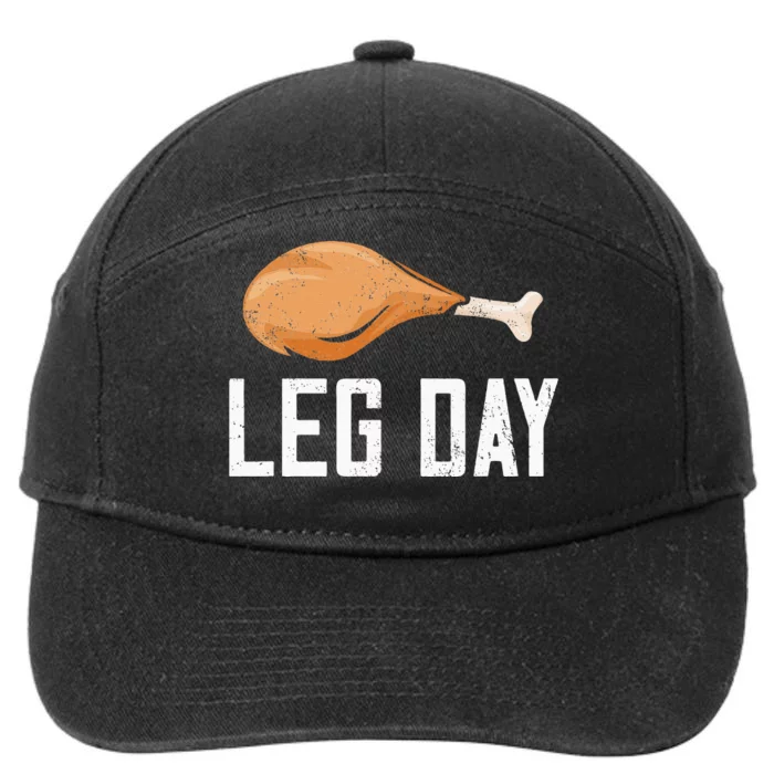 Leg Day Thanksgiving 7-Panel Snapback Hat