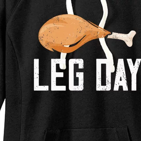 Leg Day Thanksgiving Women's Fleece Hoodie