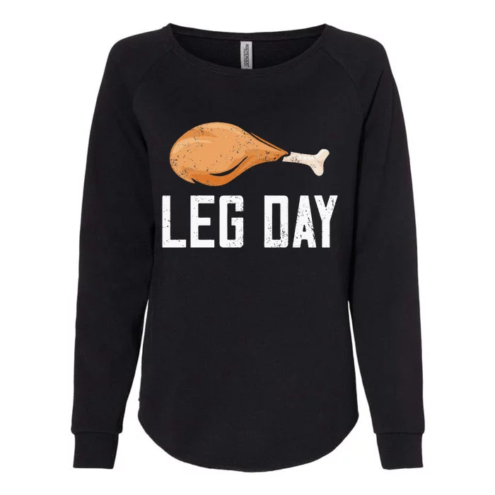 Leg Day Thanksgiving Womens California Wash Sweatshirt