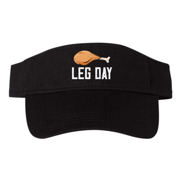 Leg Day Thanksgiving Valucap Bio-Washed Visor