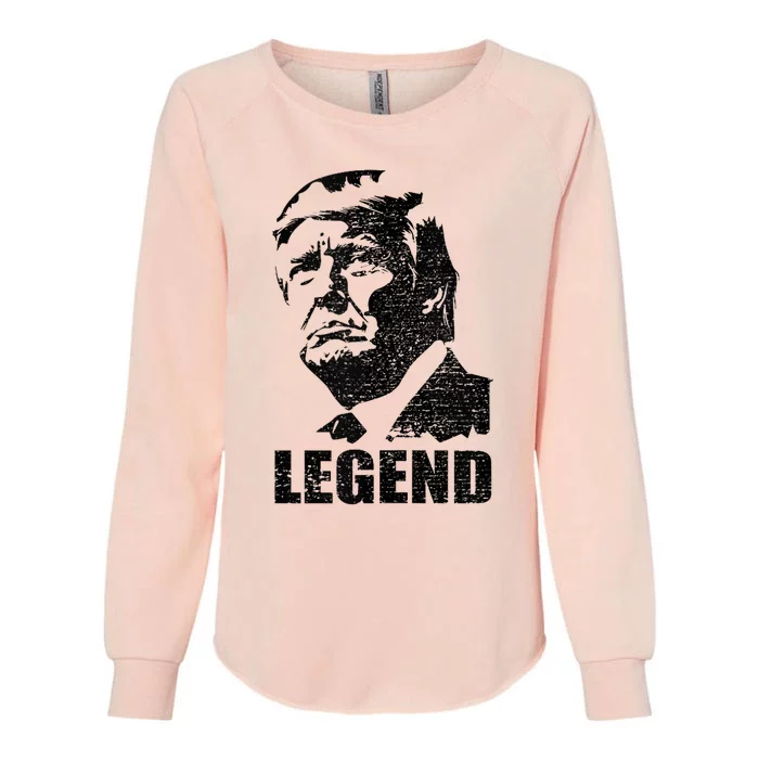 Legend Donald Trump 2024 Election Patriotic Political Humor Womens California Wash Sweatshirt