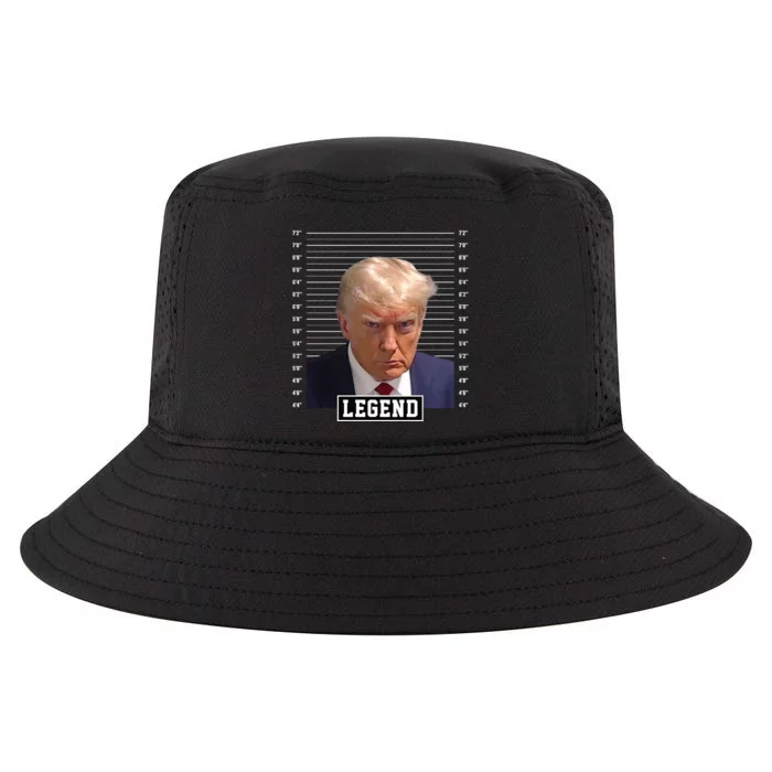 Legend Donald Trump Mugshot Pro Trump Cool Comfort Performance Bucket Hat