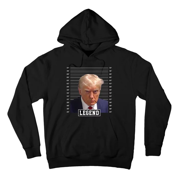 Legend Donald Trump Mugshot Pro Trump Hoodie