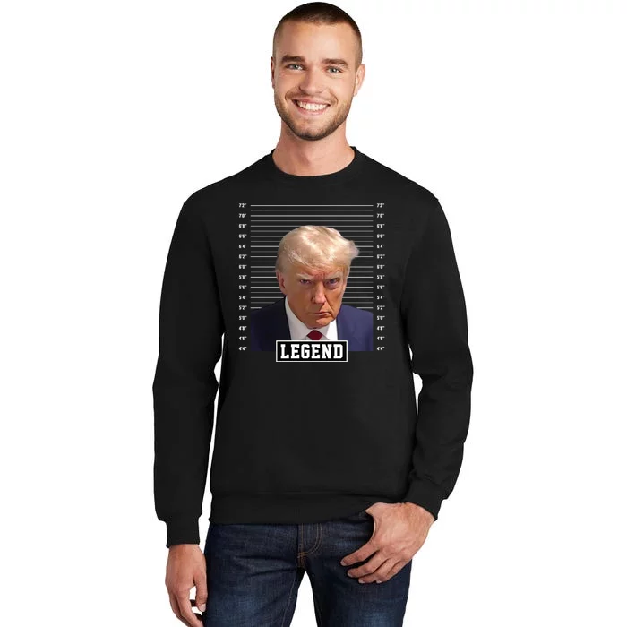 Legend Donald Trump Mugshot Pro Trump Sweatshirt