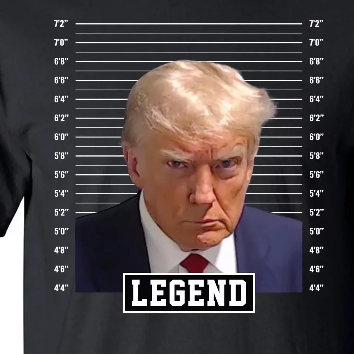 Legend Donald Trump Mugshot Pro Trump Tall T-Shirt