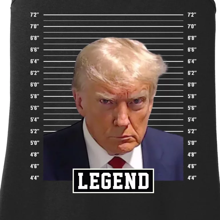 Legend Donald Trump Mugshot Pro Trump Ladies Essential Tank