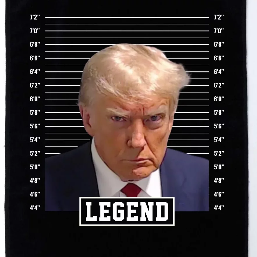 Legend Donald Trump Mugshot Pro Trump Platinum Collection Golf Towel