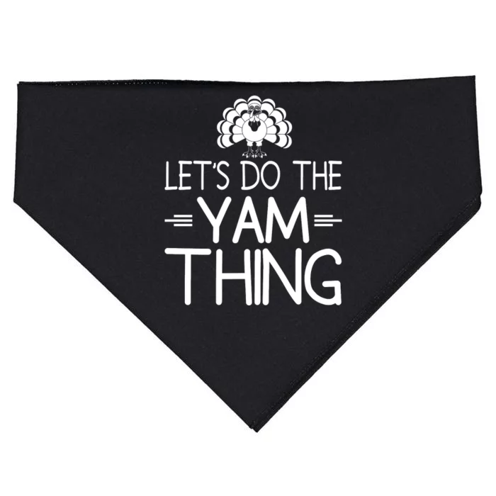 Let’s Do The Yam Thing USA-Made Doggie Bandana