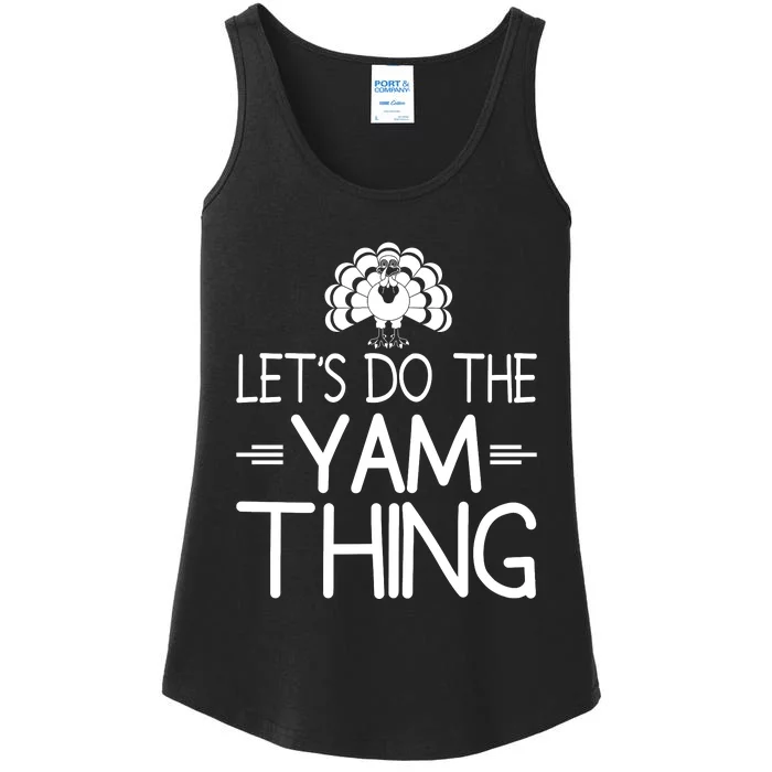 Let’s Do The Yam Thing Ladies Essential Tank