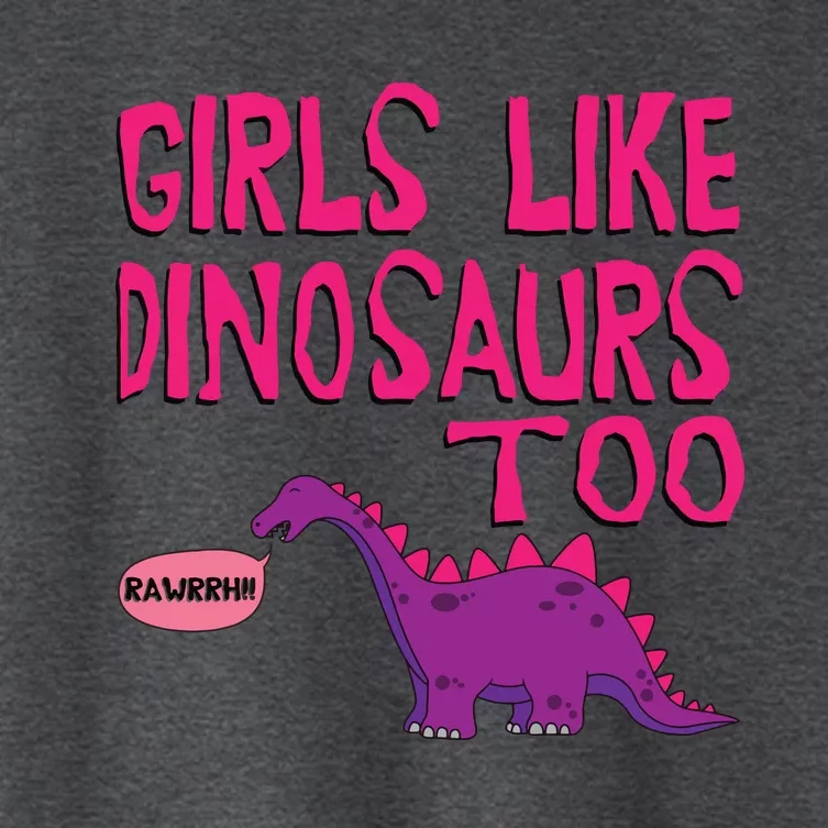 Like Dinosaurs Too Cute Women's Crop Top Tee