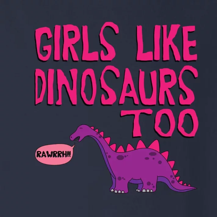 Like Dinosaurs Too Cute Toddler Long Sleeve Shirt