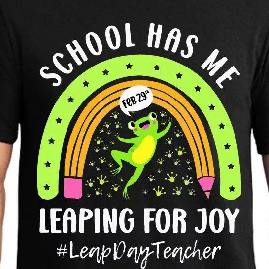 Leap Day Teacher Teaching Feb February 29th Educator Pajama Set