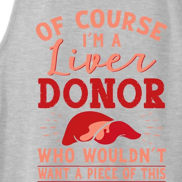 Liver Donor Transplant Survivor Recipient Recovery Ladies Tri-Blend Wicking Tank