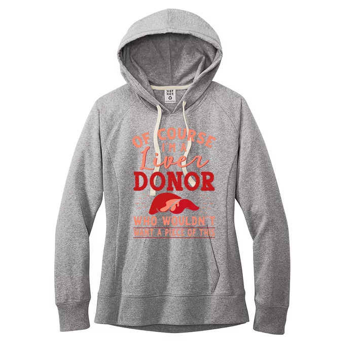 Liver Donor Transplant Survivor Recipient Recovery Women's Fleece Hoodie