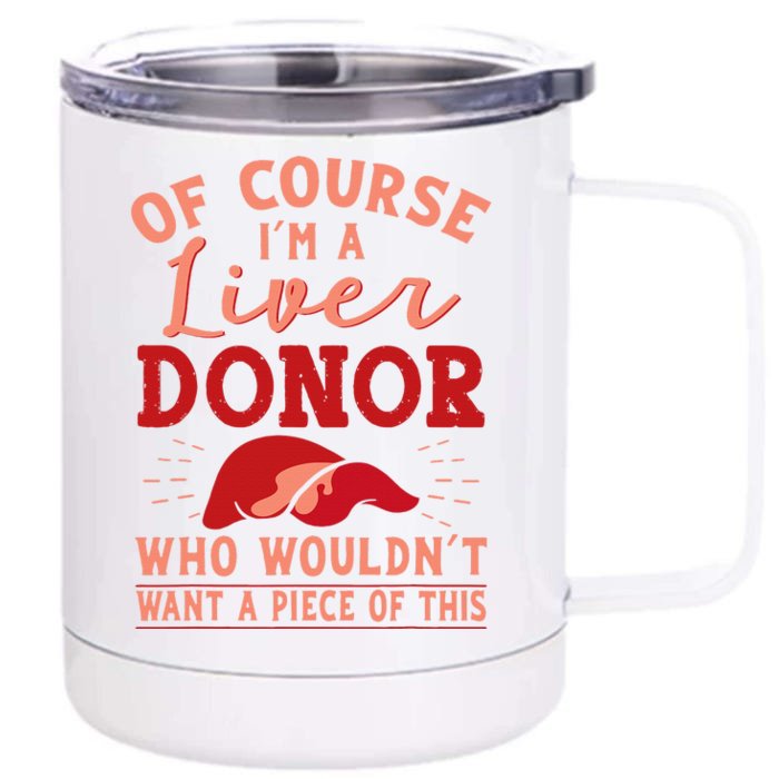 Liver Donor Transplant Survivor Recipient Recovery 12 oz Stainless Steel Tumbler Cup