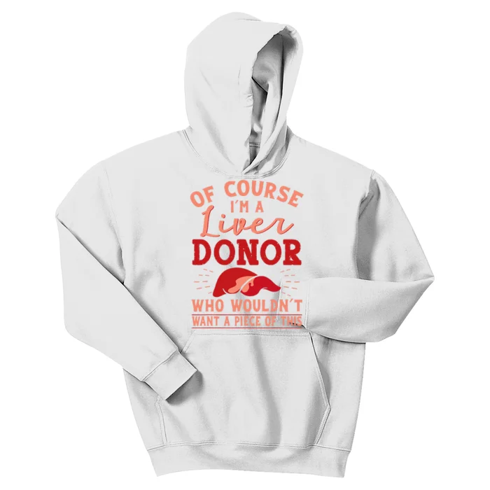 Liver Donor Transplant Survivor Recipient Recovery Kids Hoodie