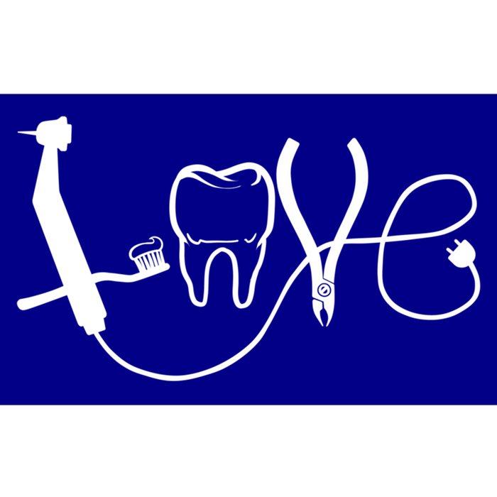 Love Dentist Tooth Doctor Dentistry Dentist's Assistant Gift Bumper Sticker