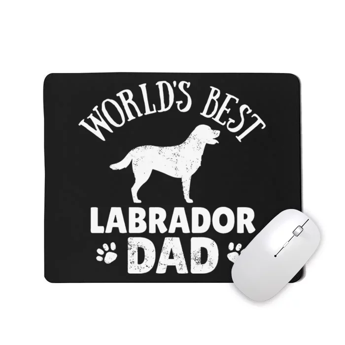 Labrador Dad Tee Dog Walking Outfit Mousepad