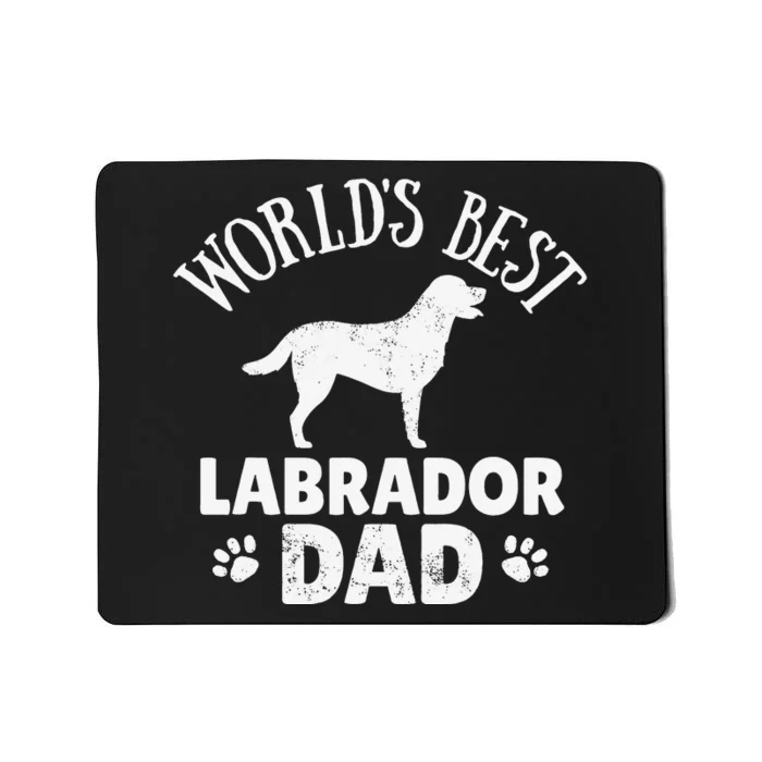 Labrador Dad Tee Dog Walking Outfit Mousepad