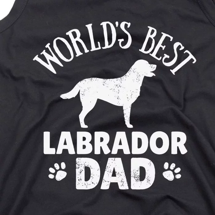 Labrador Dad Tee Dog Walking Outfit Tank Top