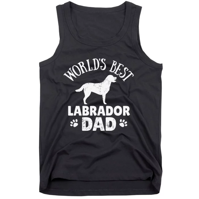 Labrador Dad Tee Dog Walking Outfit Tank Top