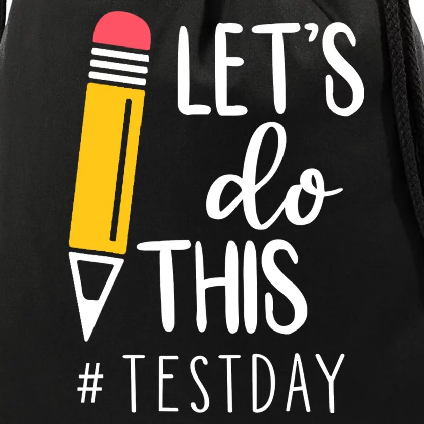 Let's Do This Test Day Pencil Drawstring Bag