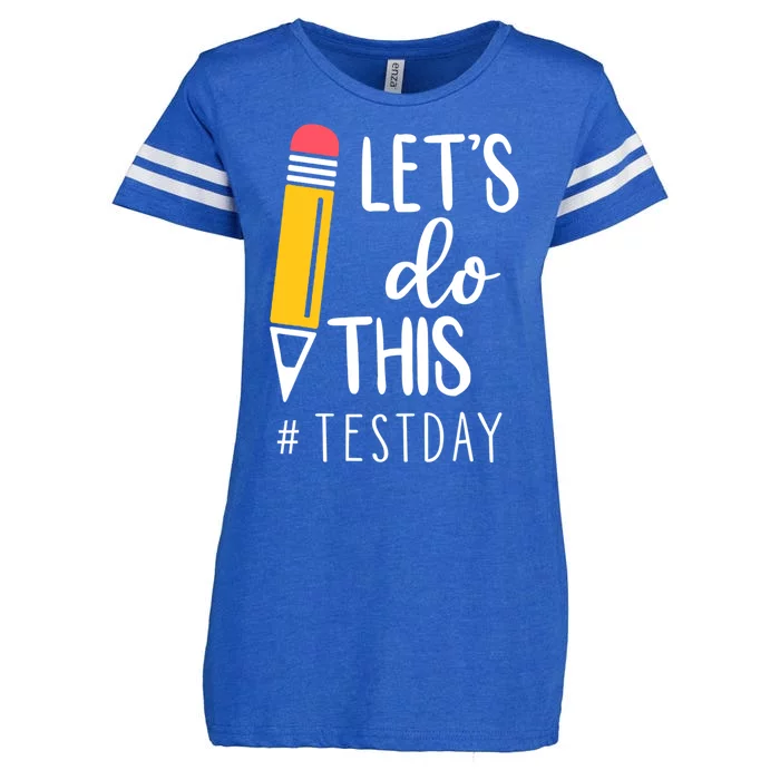 Let's Do This Test Day Pencil Enza Ladies Jersey Football T-Shirt