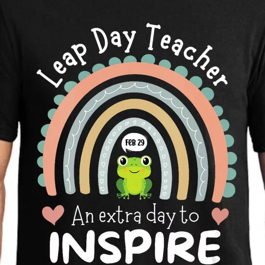 Leap Day Teacher Teaching Feb February 29th Educator Pajama Set