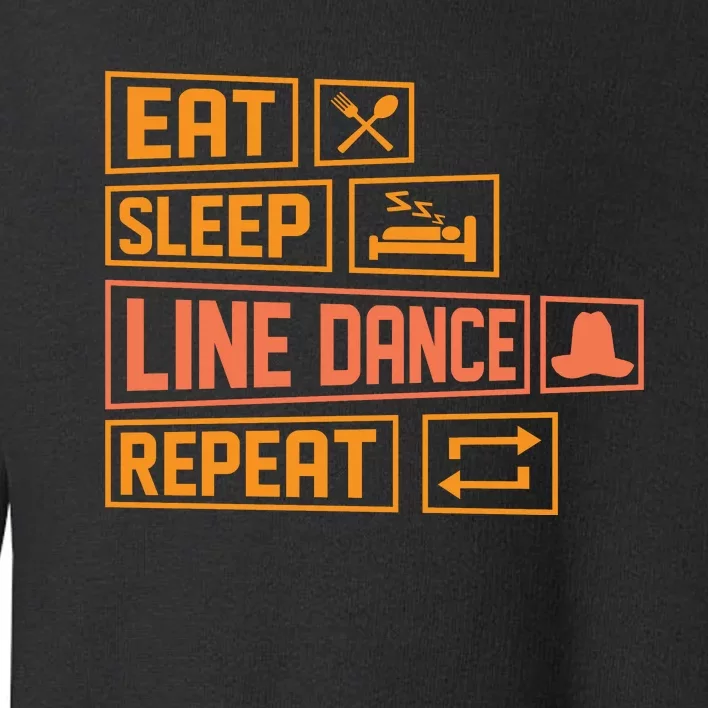 Line Dancing T Toddler Sweatshirt