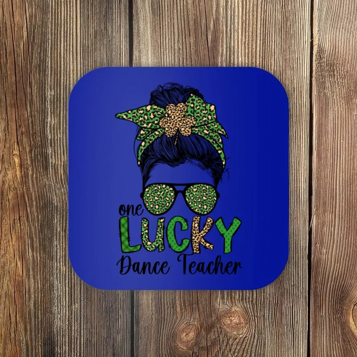 Lucky Dance Teacher St Patrick's Day Dance Instructor Gift Coaster