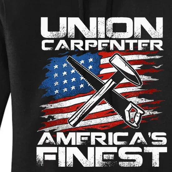 Labor Day Union Carpenter America's Finest Women's Pullover Hoodie