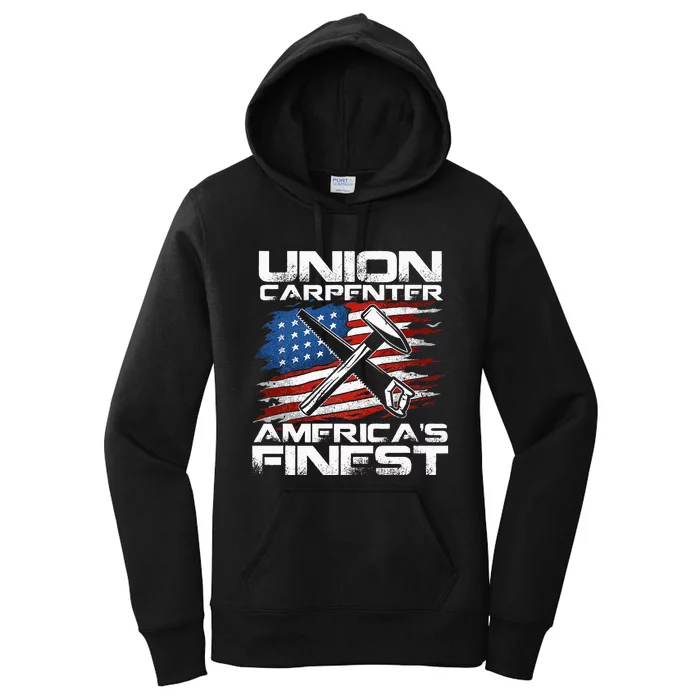 Labor Day Union Carpenter America's Finest Women's Pullover Hoodie