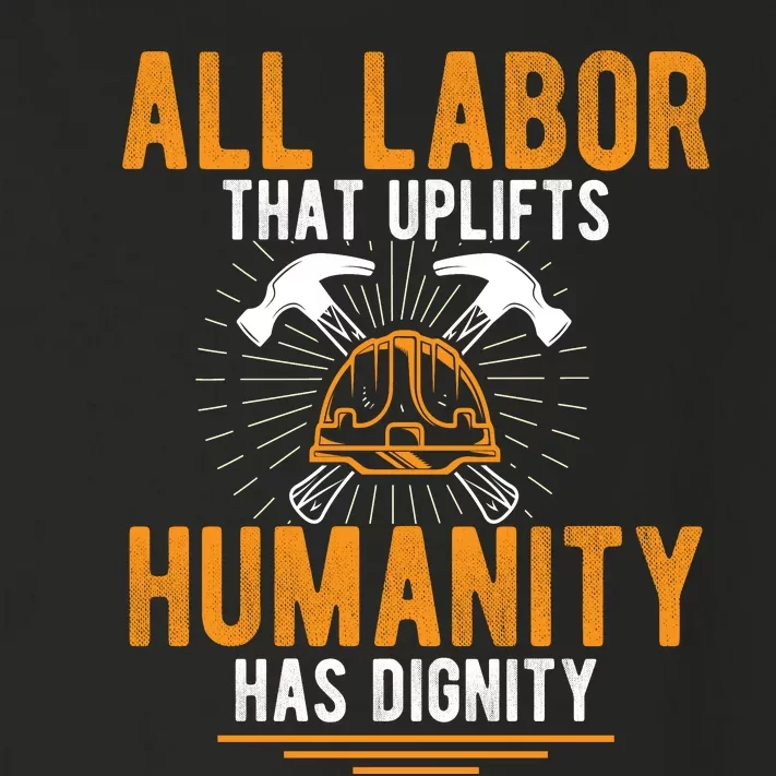 Labor Day Uplift Humanity Graphic Toddler Long Sleeve Shirt