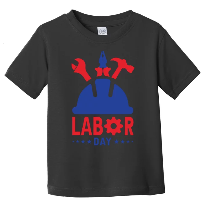 Labor Day Usa Worker Celebration Graphic Toddler T-Shirt