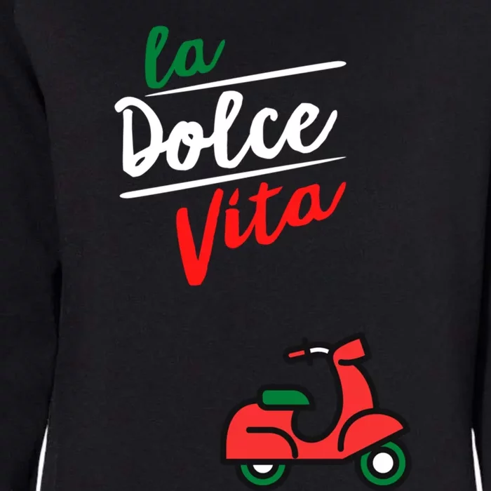 La Dolce Vita Italy Great Gift Womens California Wash Sweatshirt