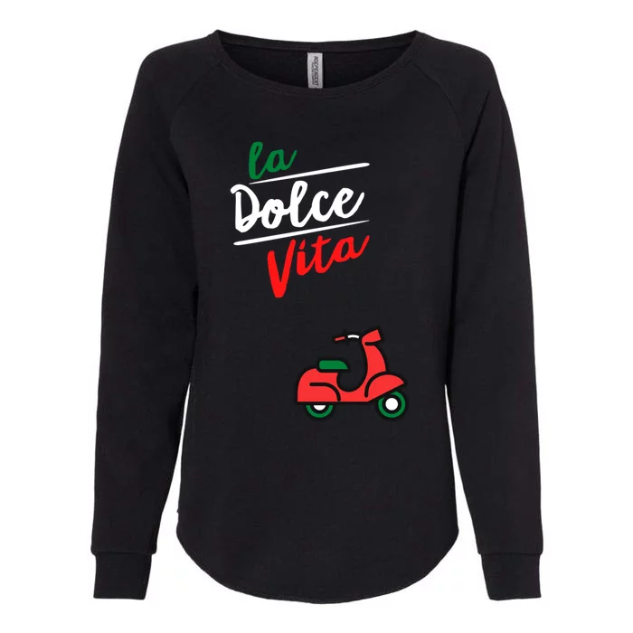 La Dolce Vita Italy Great Gift Womens California Wash Sweatshirt