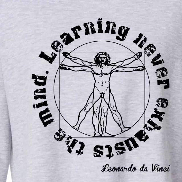 Leonardo Da Vinci Cropped Pullover Crew