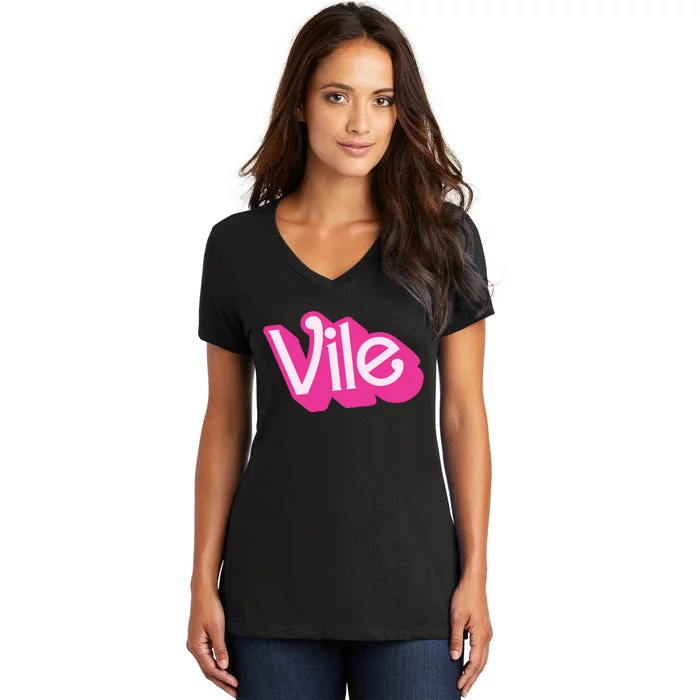 Louise Distras Vile Women's V-Neck T-Shirt