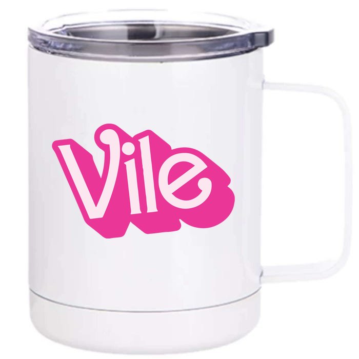 Louise Distras Vile Front & Back 12oz Stainless Steel Tumbler Cup