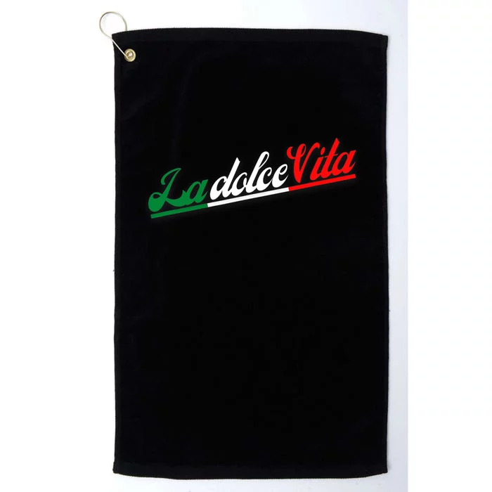 La Dolce Vita The Sweet Italian Lifestyle Platinum Collection Golf Towel