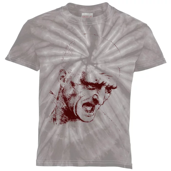 Leonardo Da Vinci Shouting Soldier Kids Tie-Dye T-Shirt