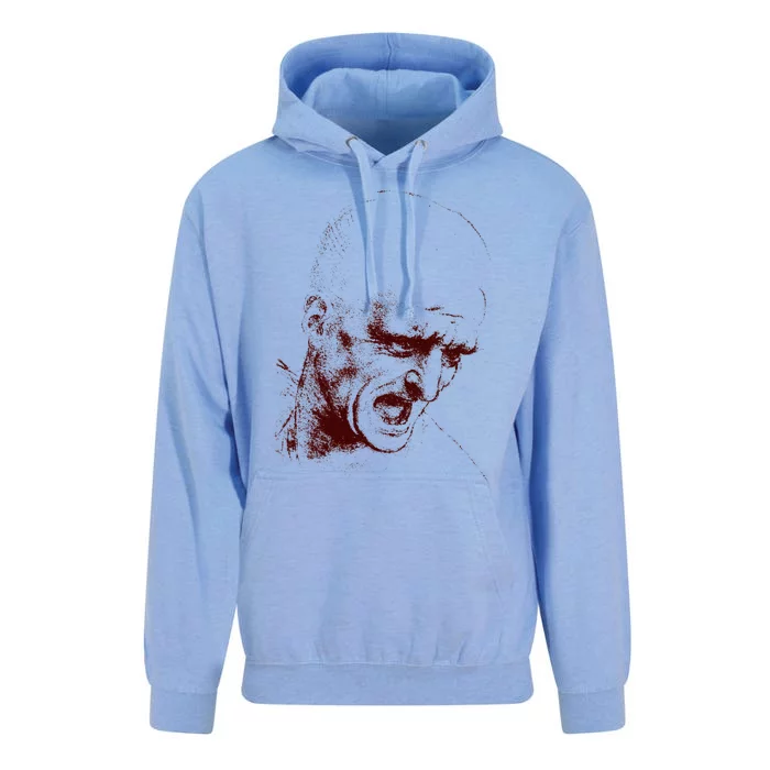 Leonardo Da Vinci Shouting Soldier Unisex Surf Hoodie