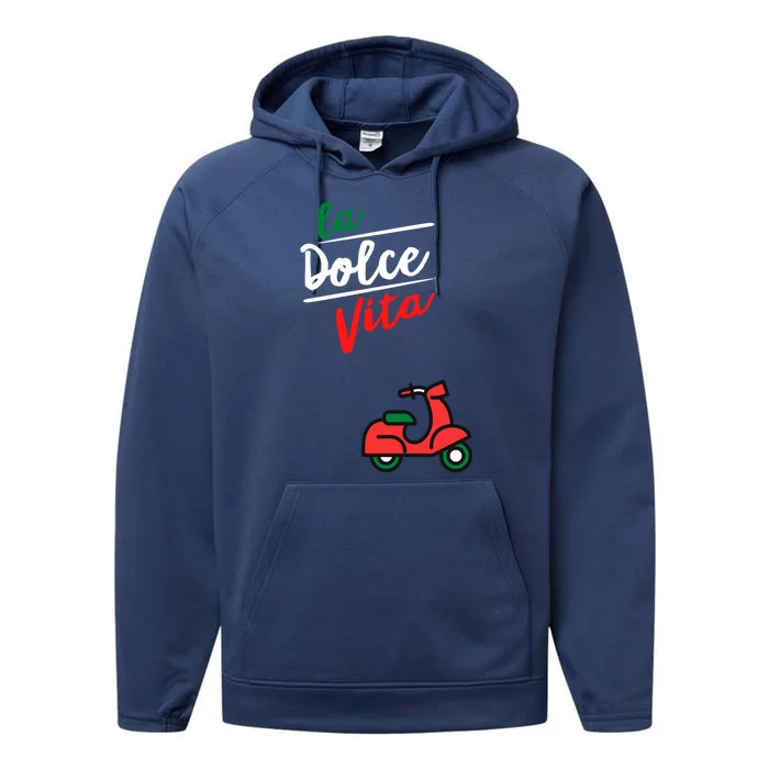 La Dolce Vita Italy Gift Performance Fleece Hoodie