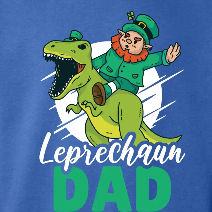 Leprechaun Dad With A Dinosaur Or Trex For St Patrick's Day Gift Toddler Hoodie